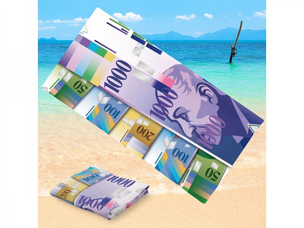 Beach Towell Swiss Francs